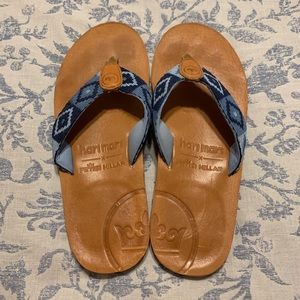 Peter Millar x Hari Mari luxury flip flops